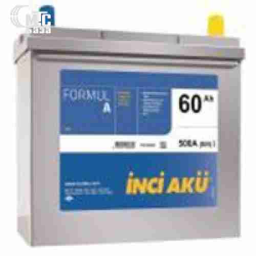 Аккумулятор Inci Aku 6СТ-60 АзЕ  Formul A Asia ( NS60 060 043 010 ) 430A  238x129x224 Турция
